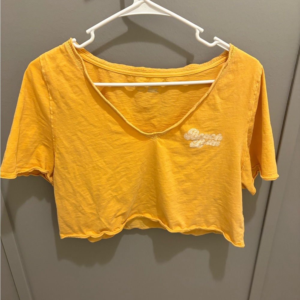 Aerie Orange Beach Bum Crop Top
